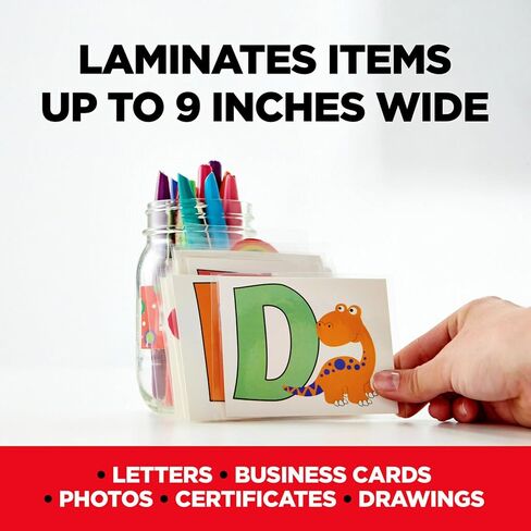Scotch TL901X Thermal Laminator, 1 Laminating Machine, Gray, Laminate Recipe Cards, Photos and Documents, For Home, Office or School Supplies, 9 in. in Saudi Arabia