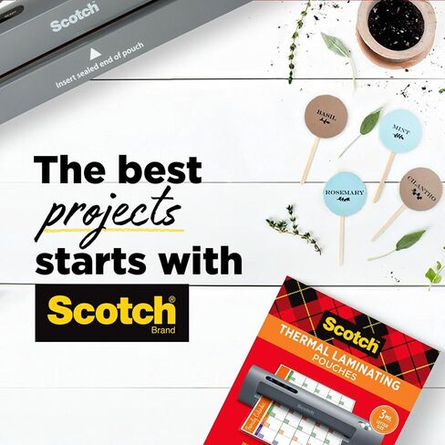 Scotch TL901X Thermal Laminator, 1 Laminating Machine, Gray, Laminate Recipe Cards, Photos and Documents, For Home, Office or School Supplies, 9 in. in Saudi Arabia