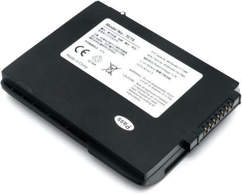 TC70 TC77 استبدال بطارية لرمز الحمار الوحشي - متوافق مع TC75، TC72، TC55، TC70x، TC75x، TC75EK، TC700K، TC77HL، TC75FK، TC720L، TC75BH - بطارية ماسح الباركود المتينة in Kuwait