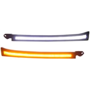 LED DRL Daytime Running Light for Toyota 4Runner 2003-2005 Fog Grille Lamp Front Side Marker Headlight Trim w/Dynamic Sequential Turn Signal