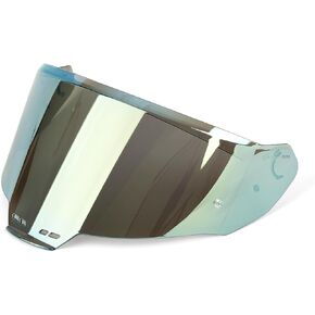 HAX Full Face Motorcycle Helmet Visor Shield for Force Series Chrome Mirror