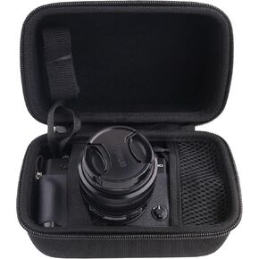 حقيبة حمل صلبة WAIYUCN متوافقة مع حافظة كاميرا رقمية بدون مرآة Fujifilm X-T50، X-T5، X-T30 II، X-T30، X-T10، X-T20 (تناسب العدسات 16-50 مم) (رمادي)