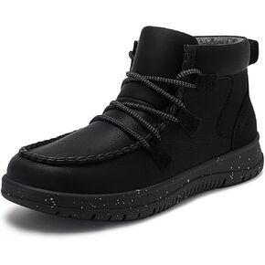 Athlefit Women's Lace Up Ankle Boots Casual Comfortable Lightweight Walking Flat Ankle Booties Boat Shoes