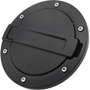 Fuel Filler Door Gas Tank Cap Replacement for Jeep Wrangler Unlimited Rubicon Sahara JK JKU 2007-2018