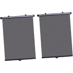 2Pcs Car Window Shades for Side Breathable Foldable Retractable Mesh Sun Shade for Baby Pets UV