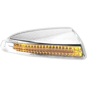 Front Right Side Mirror LED Turn Signal Light Door Mirror Indicator Blinker Light - Compatible for Mercedes-Benz C300 C350 C63 AMG 2008-2011 - Replace Part 2048200821