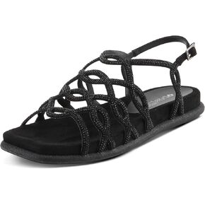PATRIZIA Women's GLAMGLOSS Flat Sandal
