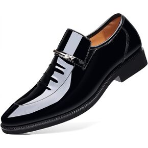Men's Dress Shoes Business Shoes Patent Leather Formal Derby Fashion Oxford Tuxedo Shoes