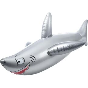 Shark Inflate | 40 Inch | 1 PC | Inflatable Tropical Pool Toy Party Decoration VBS 2024 Breaker Rock Beach