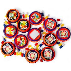 Paint Party Kits for Kids - Spin Art Activity Mini Paint Set: Kids Painting Party Favors - Set of 12