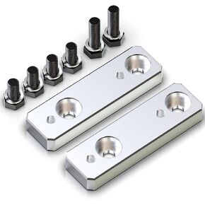 MZS Sway Bar Drop Bracket Kit, 1"-3" Relocation Lift 05-23 Tacoma Sway Bar Drop Compatible with 03-09 4Runner | 07-09 FJ Cruiser 2WD/4WD Silver