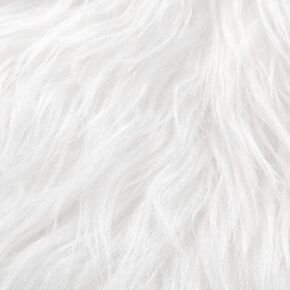 8 Pieces Faux Fox Fur Square Fabric 10 x 10 Inch Shaggy Fur Patches Fabric Cuts Chair Cover Seat Cushion Pad Supplies for DIY Craft (Multi-Colored)
