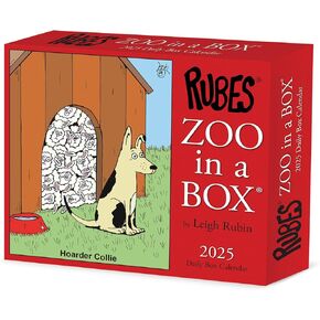 Willow Creek Press Zoo In A Box Daily 2025 Box/Desk Calendar (5.86" x 4.72")