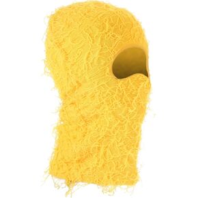 PATIKIL Distressed Balaclava Ski Mask, Balaclava Camo Knitted Face Mask Windproof Full Face Cover