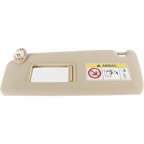 Right Passenger Side Sun Visor Replacement for Toyota Land Cruiser Prado 2009 2010 2011 2012 2013 2014 2015 2016 2017 2018 2019 2020 2021 2022 2023 Sunvisor 74310 60J30 B0,74310 60D70 A1 (Gray)