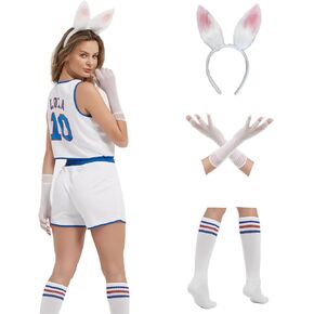 Women's Cosplay Costume Space Movie Lola 10 Cute Full Outfit for Halloween