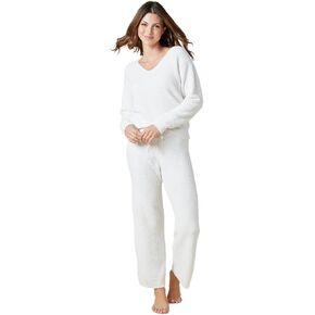 مجموعة صالة سوفتيز الصلبة فائقة النعومة برقبة على شكل حرف V للنساء in Kuwait