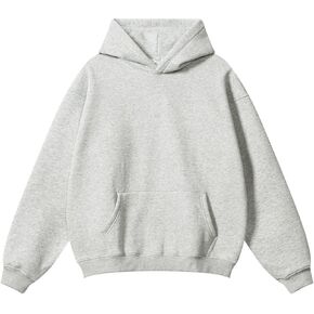 Womens Oversized Hoodies Fall Hooded Sweatshirt Solid Cute Warm Cotton Couples Hoodie Pullover with Pocket