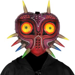 Demon Realistic God Mask Anime Cosplay Halloween PU Costume Mask Evil Mask Skull Mask Plain Masquerade Prop