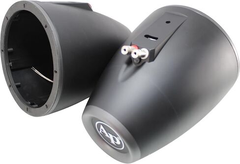 Audiopipe APMP-800ETW 8-Inch Compact Multi Purpose Directional Stereo Speaker Enclosure for Car Audio, Marine, UTV, and ATV Sound System, Black (Pair) in Kuwait