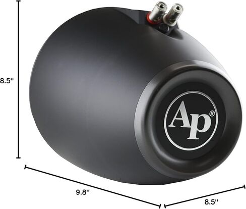 Audiopipe APMP-800ETW 8-Inch Compact Multi Purpose Directional Stereo Speaker Enclosure for Car Audio, Marine, UTV, and ATV Sound System, Black (Pair) in Kuwait