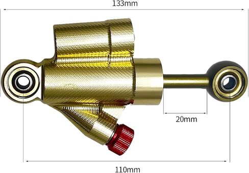 For CRF150R CRF250R 450R FS450 FC250 FC350 FC450 KX250 KX450F YZ450F YZ250F YZ250FX YZ450FX RMZ250 RMZ450 Steering Damper Stabilizer Front Fork Kits Motorcross Dirt Bike Accessories Black 24mm in Kuwait