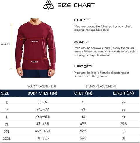 Haimont Men's Long Sleeve Athletic T-Shirts UPF 50+ Sun Protection Running Hiking Tee Shirts Polyester Quick Dry in Saudi Arabia
