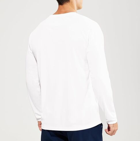 تي شيرت رياضي بأكمام طويلة للرجال من Haimont بعامل حماية من أشعة الشمس 50+ للحماية من الشمس والجري والمشي لمسافات طويلة تي شيرت بوليستر سريع الجفاف in Kuwait