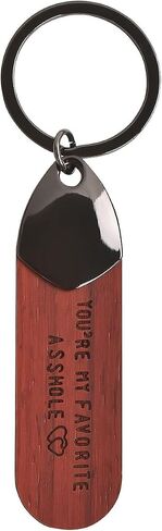 PERSONALIZED Natural Wood KEYCHAIN, Gift for Birthday, Keyfob, Best Gift in Saudi Arabia