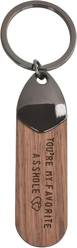 PERSONALIZED Natural Wood KEYCHAIN, Gift for Birthday, Keyfob, Best Gift in Saudi Arabia
