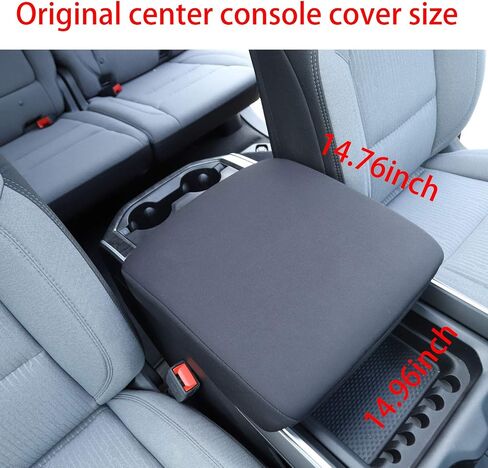 Voodonala for 2010-2017 Dodge RAM 1500 2500 3500 Center Console Cover Armrest Pad Cover Trim, for Dodge RAM Interior Accessories Black 1pc in Saudi Arabia