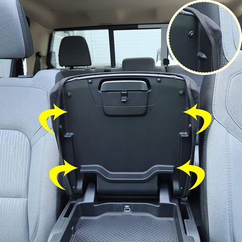 Voodonala for 2010-2017 Dodge RAM 1500 2500 3500 Center Console Cover Armrest Pad Cover Trim, for Dodge RAM Interior Accessories Black 1pc in Saudi Arabia