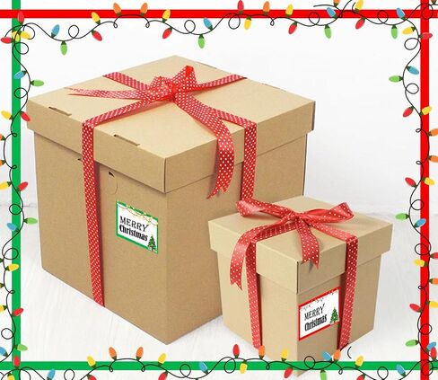 2 inch Christmas Themed Direct Thermal Labels Color Coding Dot Labels for Thermal Label Printer Holiday Lights Ornaments Shipping Label Printer for Xmas New Year Party Business 500 Pcs Per Roll in Saudi Arabia