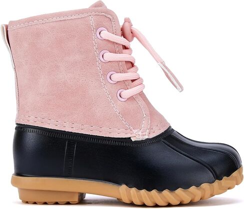 BMCiTYBM Toddler Winter Boots Waterproof Duck Snow Boots Boys Girls High Top Outdoor Warm Shoes for Cold Weather (Toddler/Little Kids) in Kuwait
