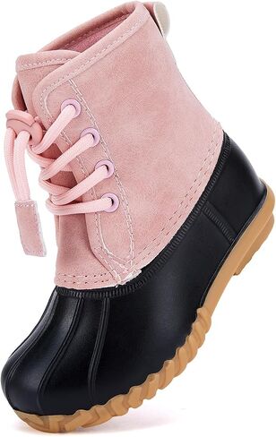 BMCiTYBM Toddler Winter Boots Waterproof Duck Snow Boots Boys Girls High Top Outdoor Warm Shoes for Cold Weather (Toddler/Little Kids) in Kuwait