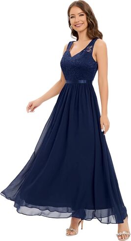 فساتين طويلة لوصيفات العروس من Gardenwed لحفلات الزفاف والشيفون والدانتيل وحفلات التخرج وحفلات السهرة الرسمية in Kuwait