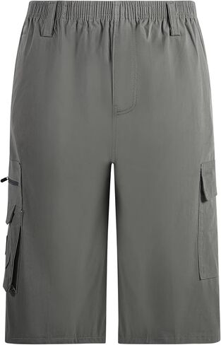Mens Cargo Shorts Relaxed Fit Lightweight Outdoor Quick Dry Work Casual Shorts for Men with Multi-Pockets in Saudi Arabia