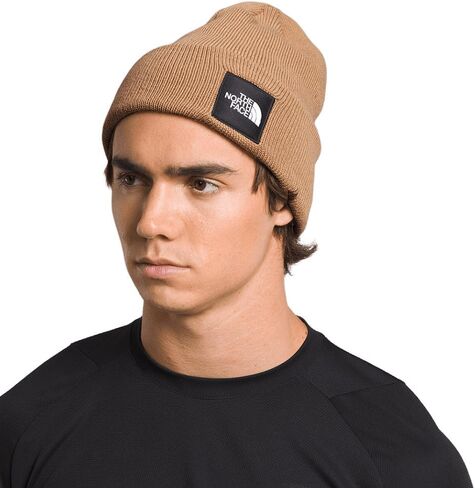 THE NORTH FACE Big Box Logo Knit Beanie Hat in Saudi Arabia