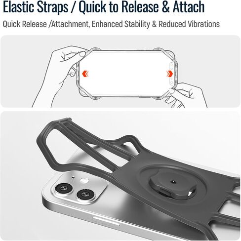 Sincetop Nylon Phone Adhesive Paste Adapter - Quick Install, Secure Connection, Durable Design - Compatible with C-Series【1st or 2nd Generation】 All Mounts in Kuwait