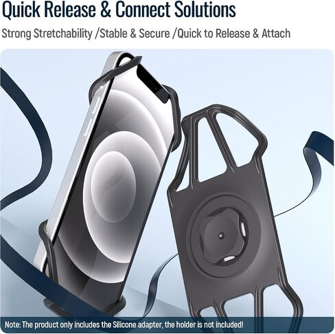 Sincetop Nylon Phone Adhesive Paste Adapter - Quick Install, Secure Connection, Durable Design - Compatible with C-Series【1st or 2nd Generation】 All Mounts in Kuwait