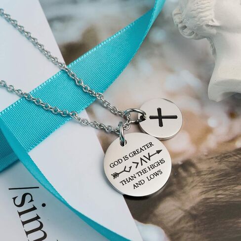 الكتاب المقدس الآية قلادة الصليب سحر تأكيد قلادة قلادة هدية الكتاب المقدس المجوهرات in Kuwait