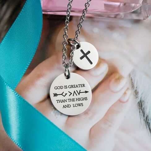 الكتاب المقدس الآية قلادة الصليب سحر تأكيد قلادة قلادة هدية الكتاب المقدس المجوهرات in Kuwait