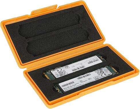 4 Slots M.2 2280/2260/2240/2242/2230 Case, M.2 SSD Holder Storage, M.2 Drive Storage NVMe M.2 2280 SSD Card Case (Blue) in Kuwait