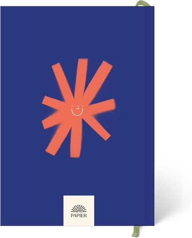 Papier Daily Wellness Journal Diary - Beige | Hardback Cover A5 Wellbeing, Gratitude & Mindset Diary for Personal Growth, Mindfulness & Reflection | Track Goals, Sleep & Lifestyle Habits in Kuwait
