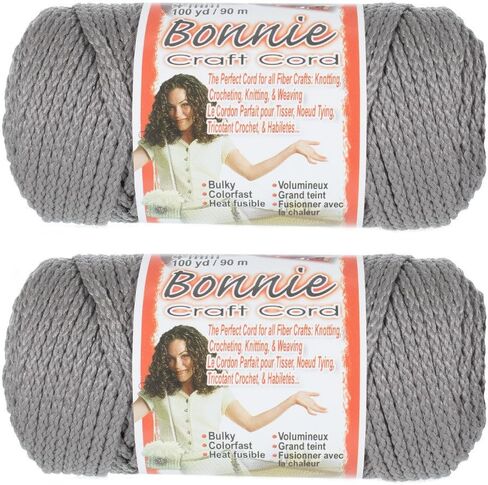 4mm Macramé Craft Bonnie Cord 100 Yard Skein 2 Pack in Saudi Arabia