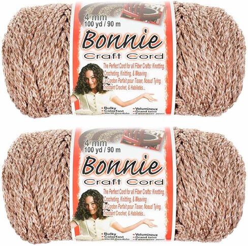 4mm Macramé Craft Bonnie Cord 100 Yard Skein 2 Pack in Saudi Arabia
