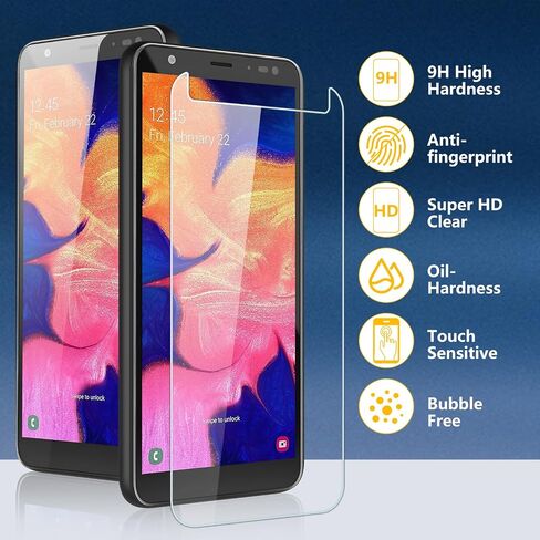 واقي شاشة BESINPO مكون من قطعتين لهاتف Gabb Phone 4 Pro، طبقة من الزجاج المقوى 9H تغطية كاملة فائقة الدقة مضادة لبصمات الأصابع وخالية من الفقاعات لهاتف Gabb 4 Pro - 6.5 بوصة in Kuwait