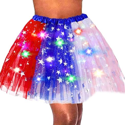 Light up Tutu Skirts LED Tulle Tutu Skirt Ballet Dance Tutus Layered Rave Costumes for Women and Girls in Kuwait