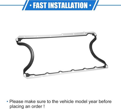 حشية وعاء زيت فلتر نقل السيارة متوافقة مع Ford Fiesta 1.6L 2004-2006، حشية وعاء زيت المحرك الأسود المطاطي المتين in Saudi Arabia