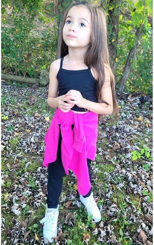 HIHA Girls 3 Piece Outfit Cami Top Legging Pants Set with Button Down Shirt in Saudi Arabia